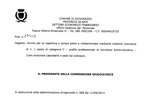 Avviso per la copertura a tempo pieno e indeterminato mediante mobilità volontaria di n. l posto di categoria C - profilo professionale di Istruttore Amministrativo - Comunicazione calendario e sede del colloquio.